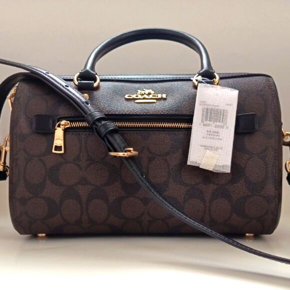 🤎Coach Dark Brown Signature Satchel - Picture 2 of 14